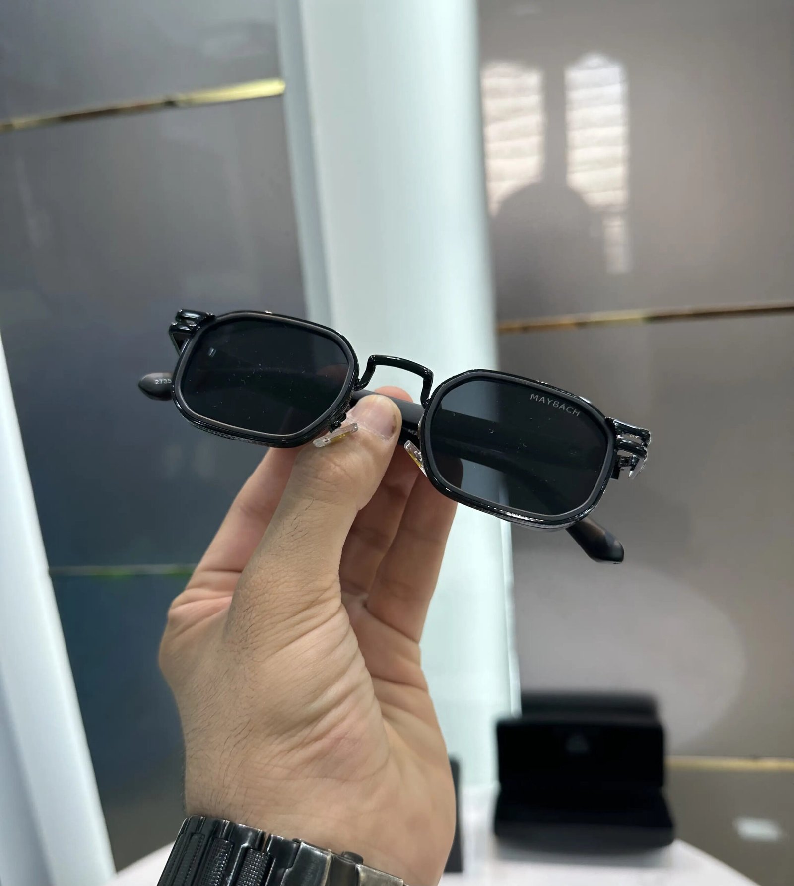 Maybache Luxury Black Sunglasses – Premium Designer Style - Image 2